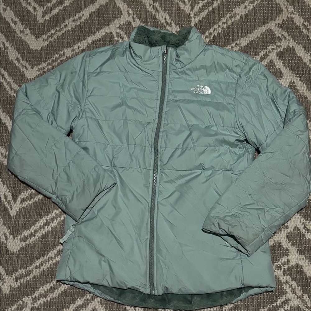 The North Face Women's Light Gray Puffer Jacket